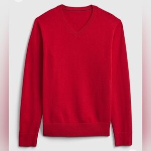 NWT! Gap, Kids Organic Cotton Uniform Sweater, Red, Size XL (12-13years)
